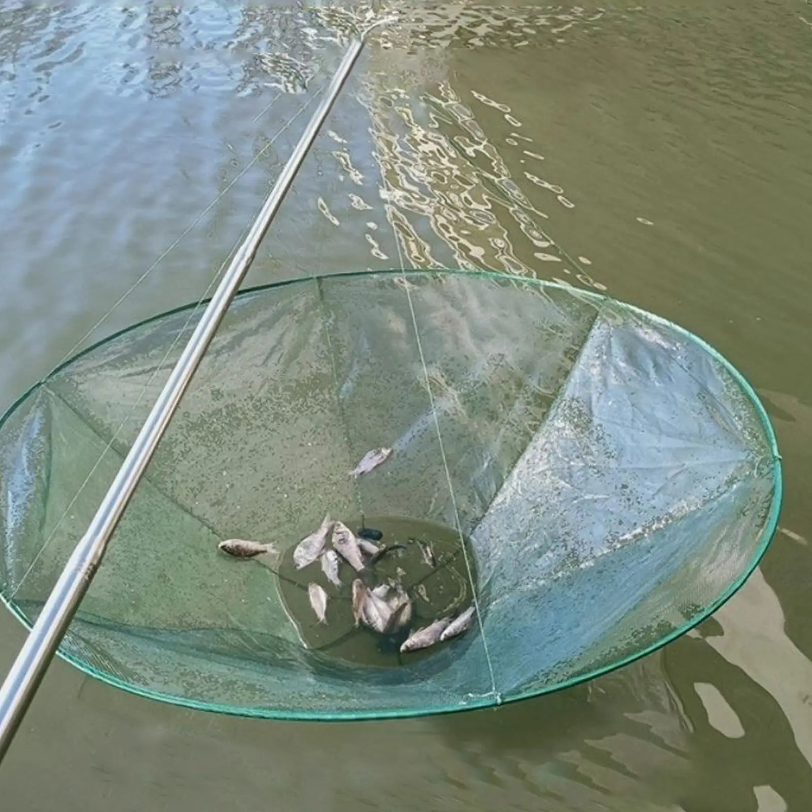 Hoop Net Fishing Round Crab Hoop Net Fishing Bridge Net Drastring Cast Nets For Fishing Collapsibles Catfish Net For Outdoor Qme