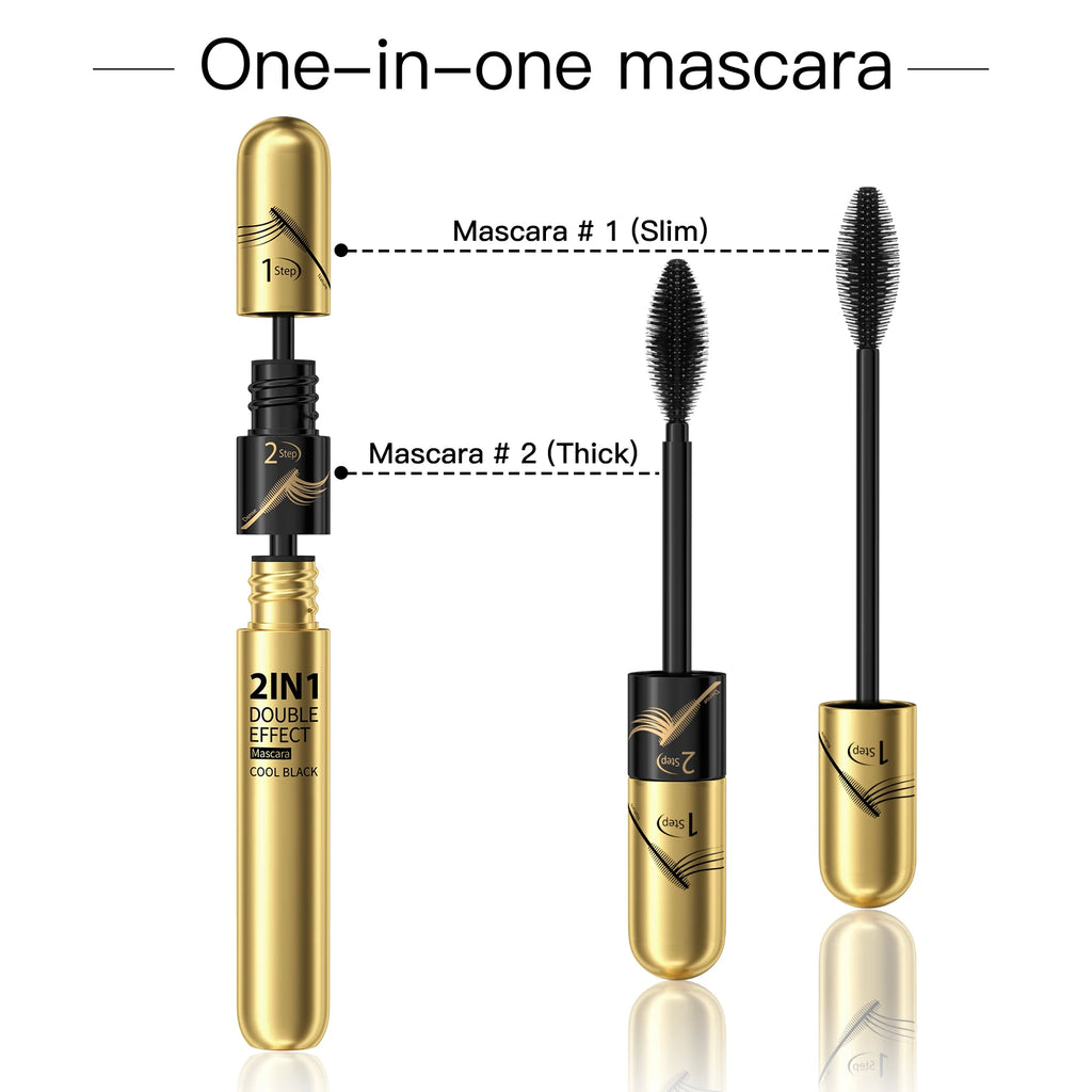 4D Silk Fiber Lash Mascara Waterproof Rimel 3d Mascara For Eyelash Extension Black Thick Lengthening Eye Lashes Korean Cosmetics Qme
