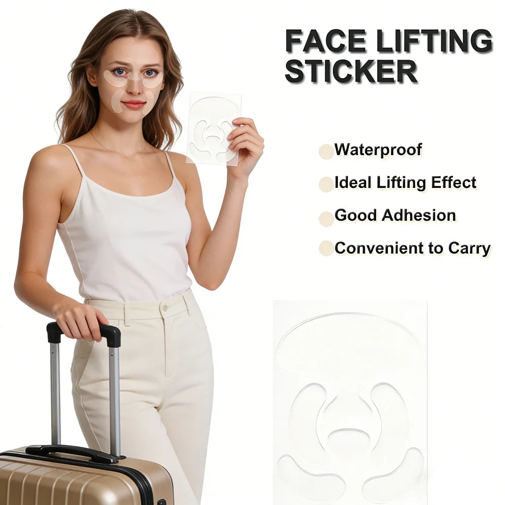 Silicone Reusable Anti-wrinkle Face Patch Valentine S Day Mask Qme