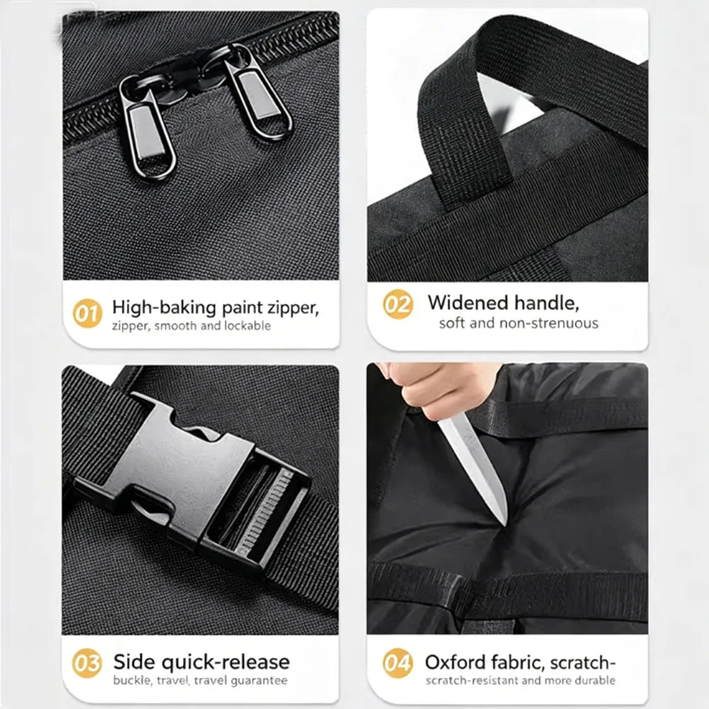 Heavy Duty Extra Large Oxford Moving Packing Bag Thickened Quilt & Clothes Storage Organizer for Travel Check-in Duffle Qme