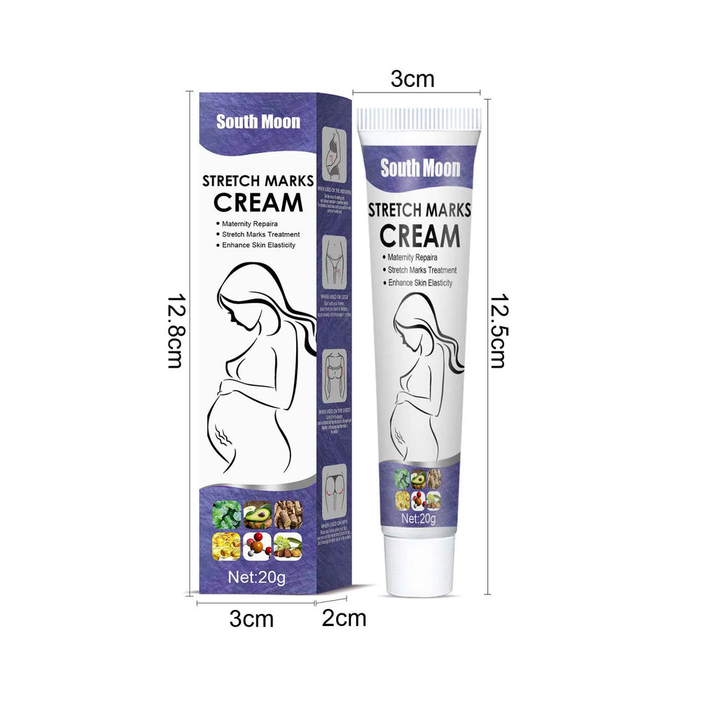 Remove Pregnancy Stretch Marks Cream Improves Elasticity Fade Growth Lines Smoothing Nourishing Moisturizing Firming Skin Care Qme