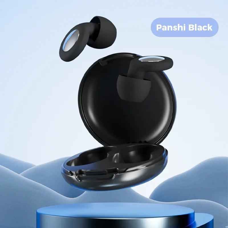 Ear Plugs Sleeping Sleep Aid Noise Reduction Soft Reusable Hearing Qme black