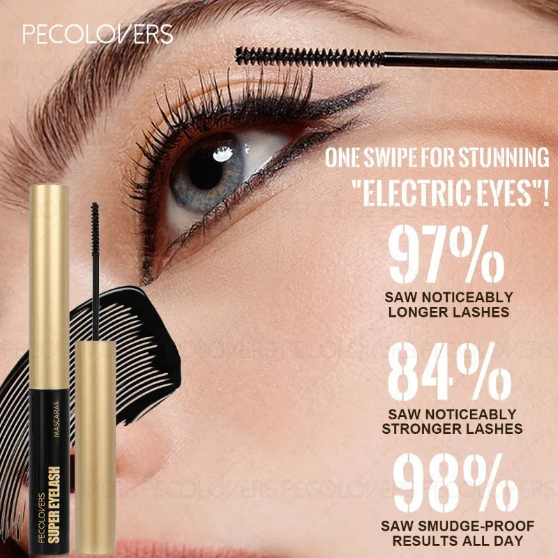 Black Mascara Creates Thick Eyelashes Naturally Enlarges Eyes Qme