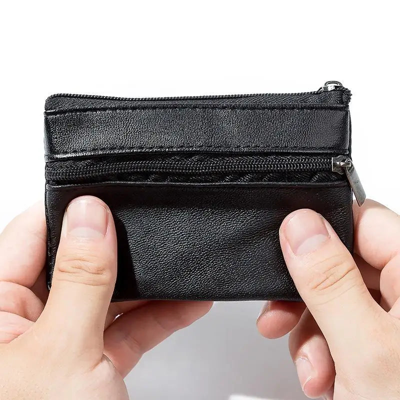 Women Men Coin Purse Small Bag Wallet Change Purses Zipper Money Bags Qme