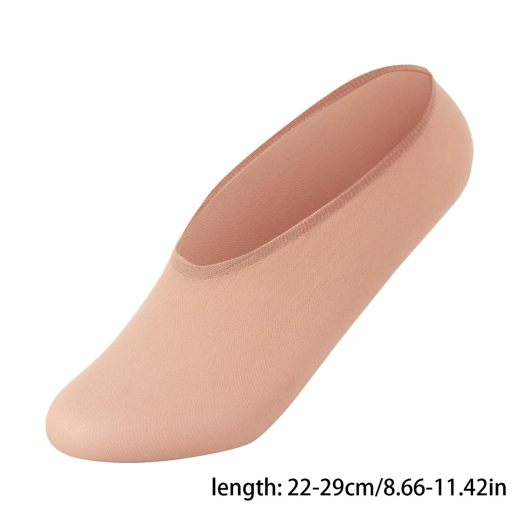 Black Deep Beige10 Pairs/Set Women No Show Socks Silky Velvet Ultra Low Cut Non-Slip Thin Liner Socks Hidden Socks Qme
