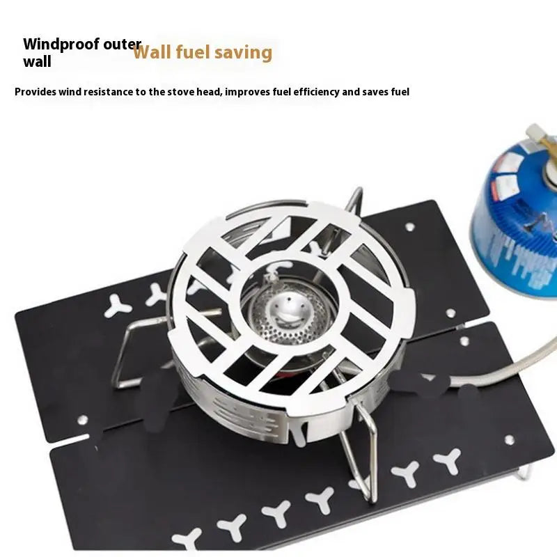 Portable Camping Stove Windproof Ring Outdoor Windshield Qme