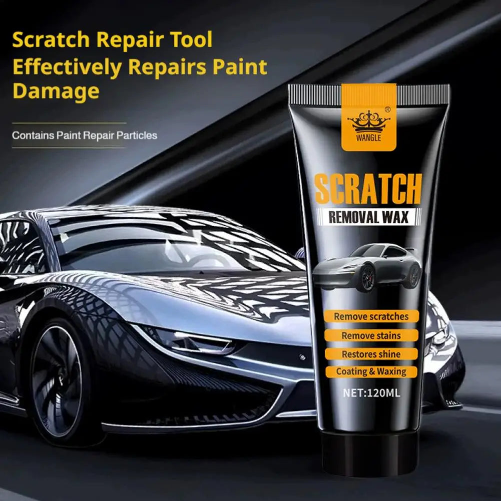 Car Scratch Repair Wax Sponge Remover Paint Care Tools Auto Body Qme