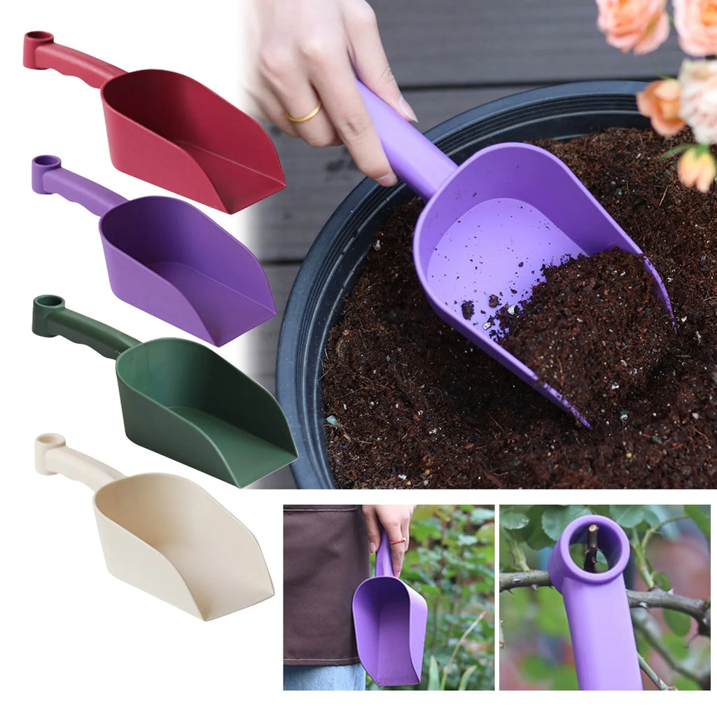 Garden Shovel Plant Hand Trowels Soil Planting Digging Transplanting MultiFunction Beach Sand Pet's Food Scoop Multipropose Tool Qme
