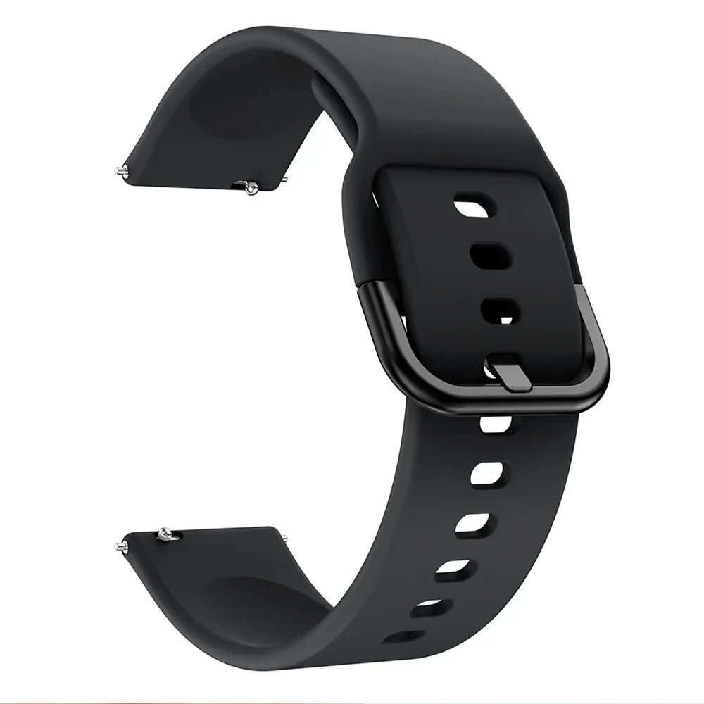 22mm Watch Band For Xiaomi Watch s1/s1 Active Strap Replacement Strap For Xiaomi Mi Watch Color Watchbands For Mi Watch Color 2 Qme Black 1 22MM Universal