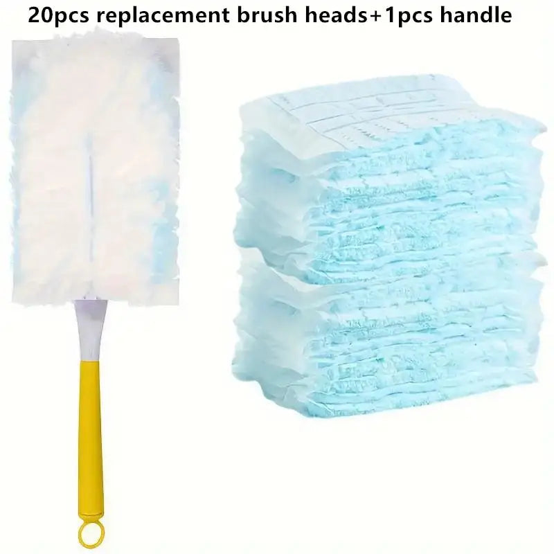 Single-Sided 360 ° Electrostatic Dust Duster Is Used For Large-Scale Cleaning Of Dust, Spider Webs, And Disposable Dust Collecto Qme A2