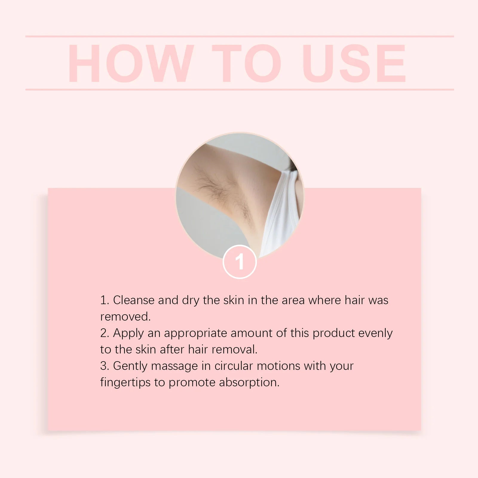 OceAura Hair Removal Oil For Arms Legs Armpits Plant Extract Containing Moisturizing Non-Greasy Soothing Hair Removal Serum 60mL Qme