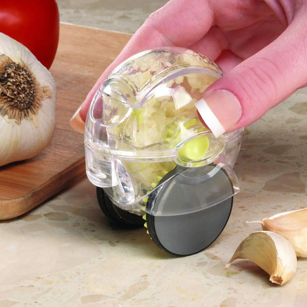 Kitchen Convenient Multi-function Small Tools Roller Garlic Chopper Manual Quick Ginger Masher Kitchen Practical Gadgets Qme