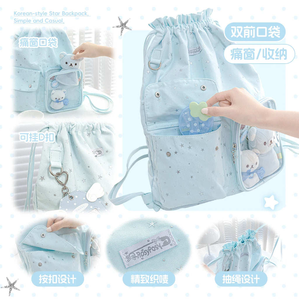 Cute Multi Layer Pencil Case Pouch, Large Capacity Pen Case Bag,Durable Stationery Storage Bag For Students, School&Office Qme