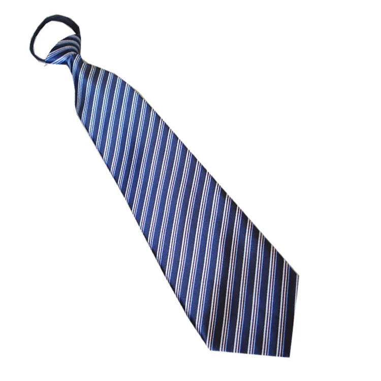 Zipper Ties Men Neck Tie Solid Striped Polka Dots Silk Neckties Men's Qme rt-11