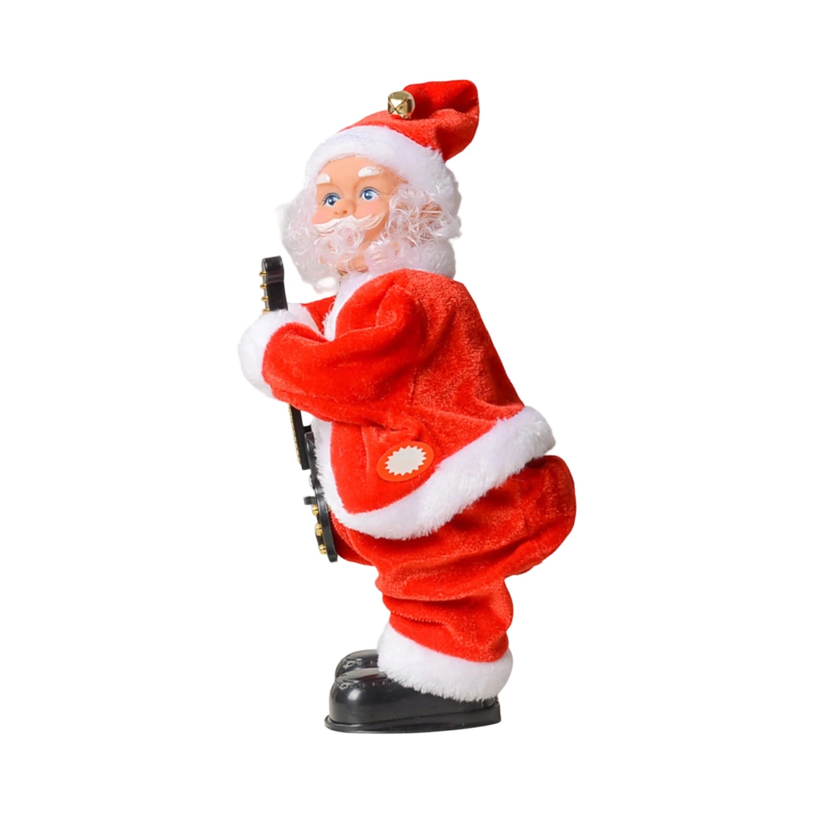 Santa Claus Twerking Elderly Buttock Xmas Figurine Doll for Home Desktop Ornament Music Party Christmas Decoration Gift for Kids Qme B One Size