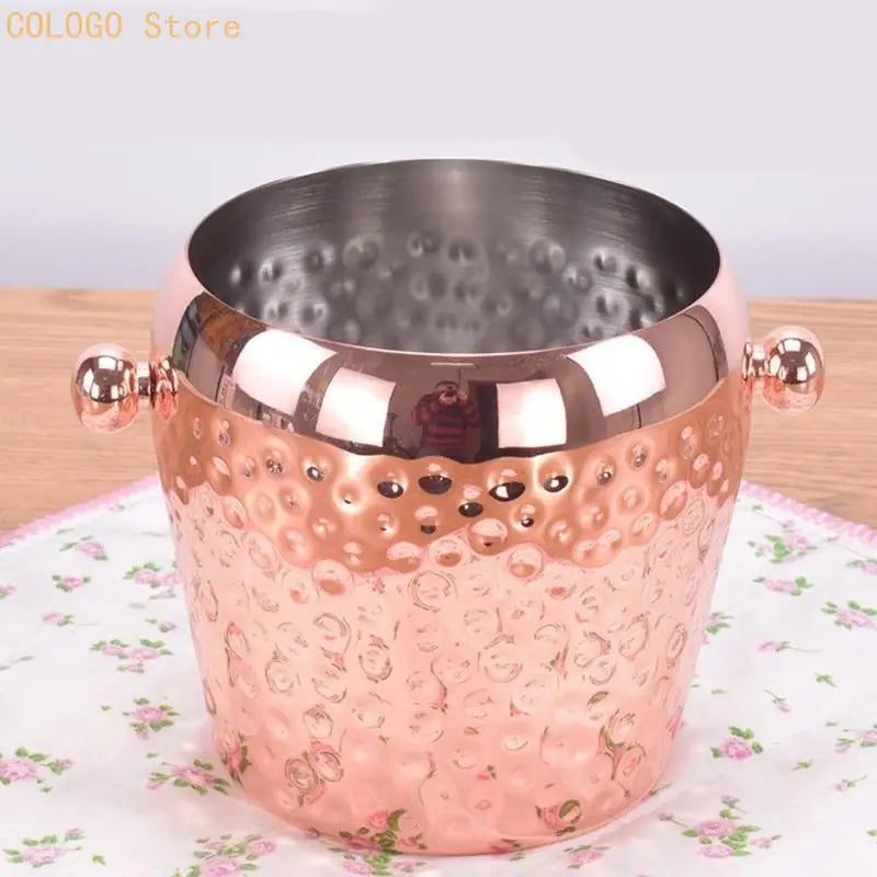 Wide Mouth Ice Buckets Drink Coolers Beverage Tub Wine Bucket Parties Qme
