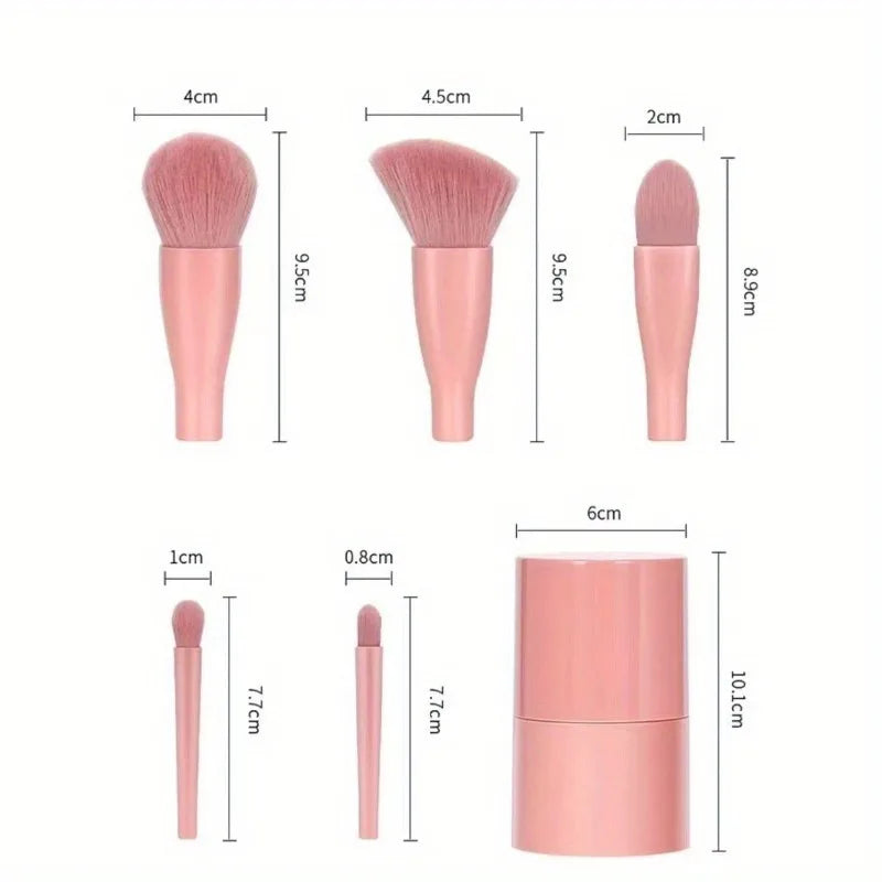 Makeup Brushes Box Women Powder Foundation Blusher Contour Eyeshadow Qme