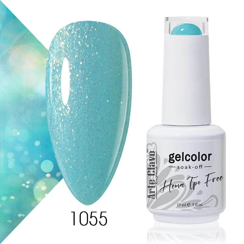 Arte Clavo Blue Nails Candy Party Nude Gel Nail Polish 2026 Mint