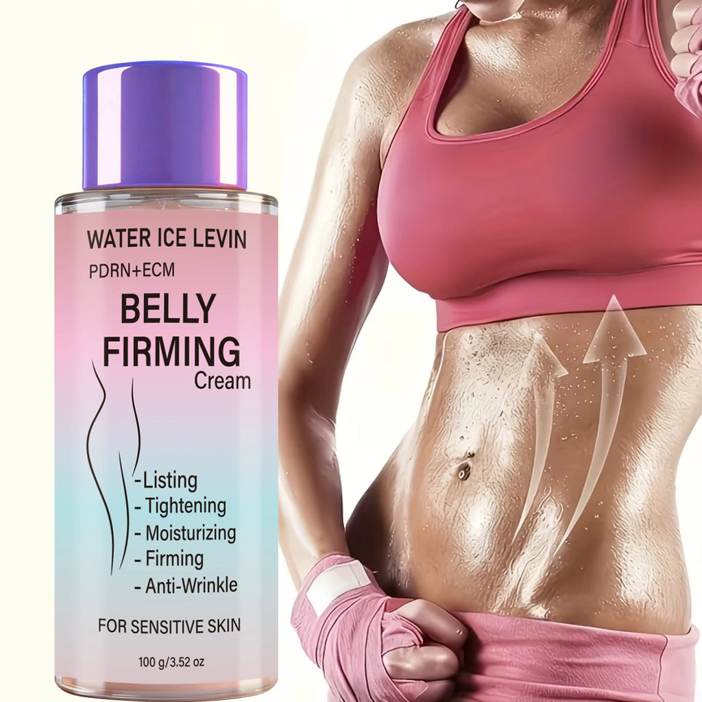 Sensitive Skin Abdominal Tightening Cream with PDRN ECM, Collagen Moisturizing Anti-Wrinkle Belly Lotion Qme