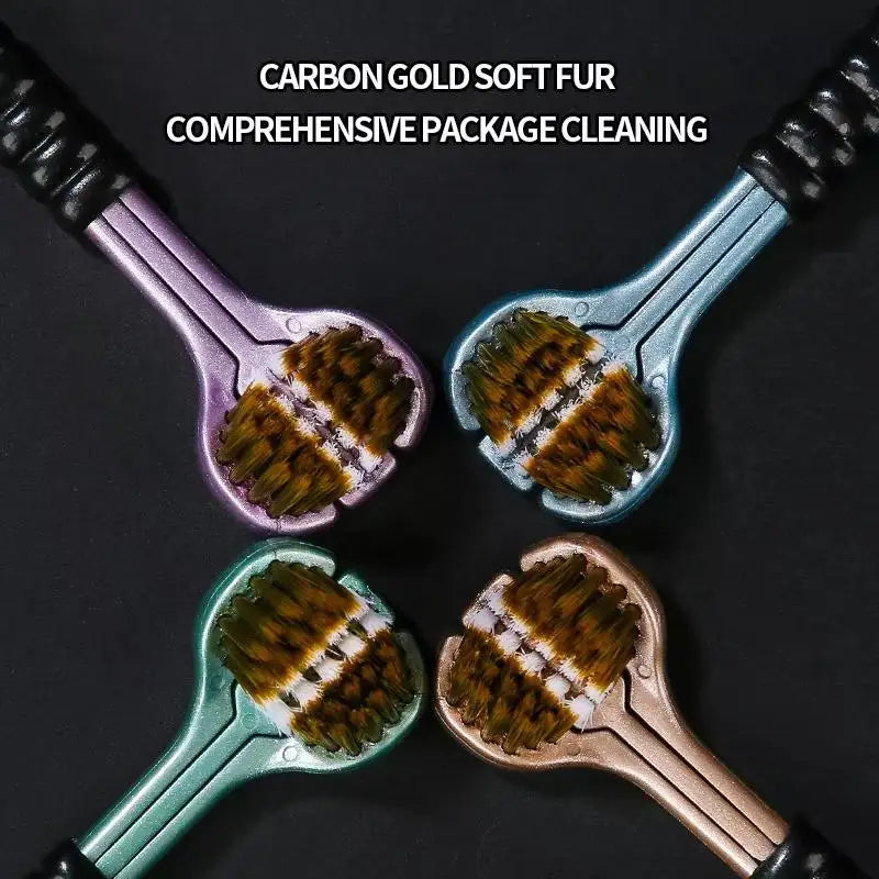Three Sided Soft Bristled Toothbrush Adult Household Cleaning Qme