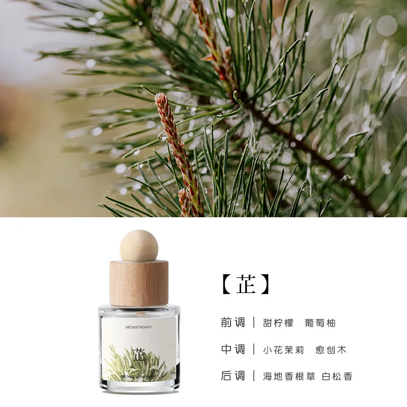 Sandalwood Car Air Freshener Natural Liquid Fragrance Long-lasting Qme green