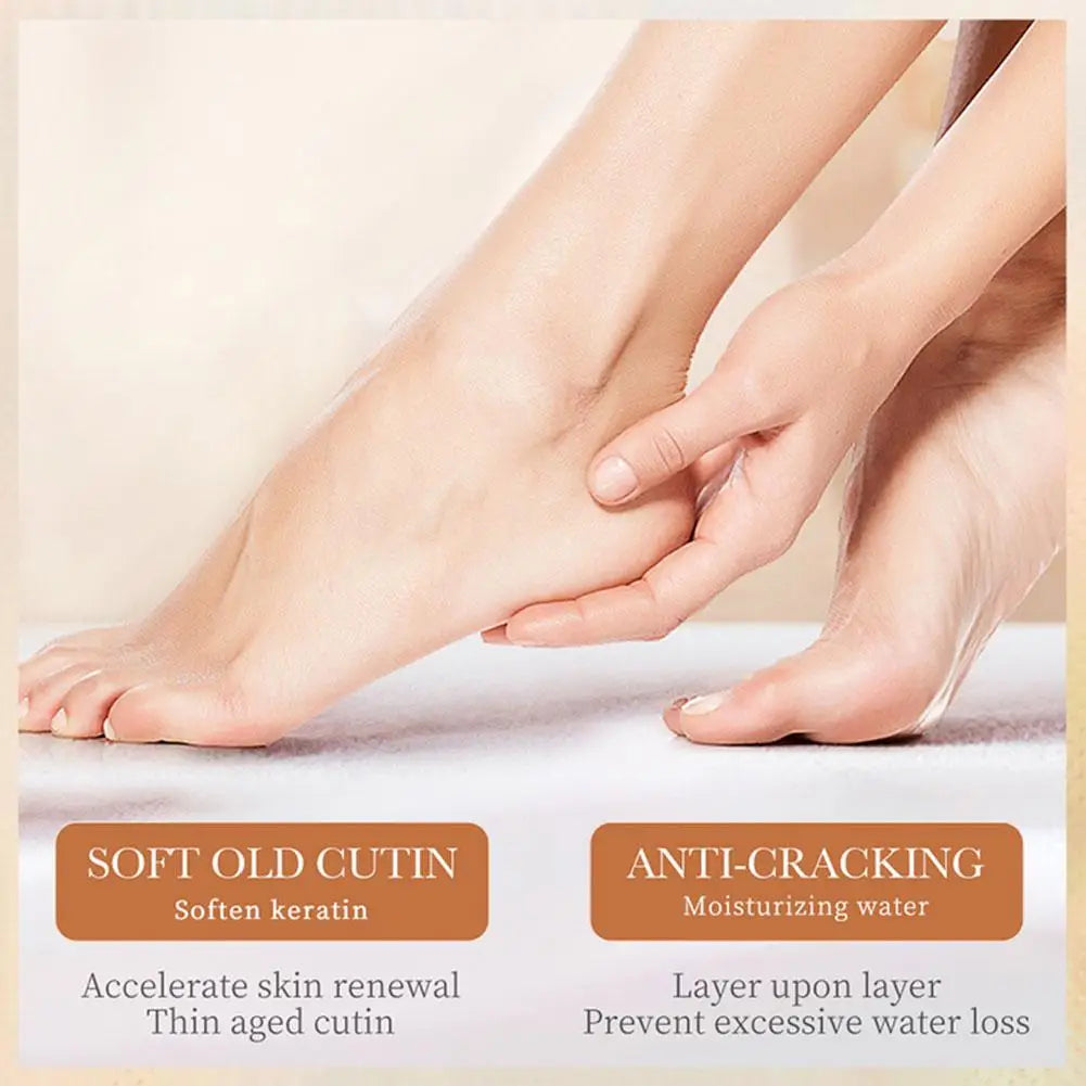 60g Anti Crack Hand Foot Cream Anti-Drying Crack Foot Cream Moisturizing Cracked Heel Repair Restoring Balm Hand Feet Care Qme