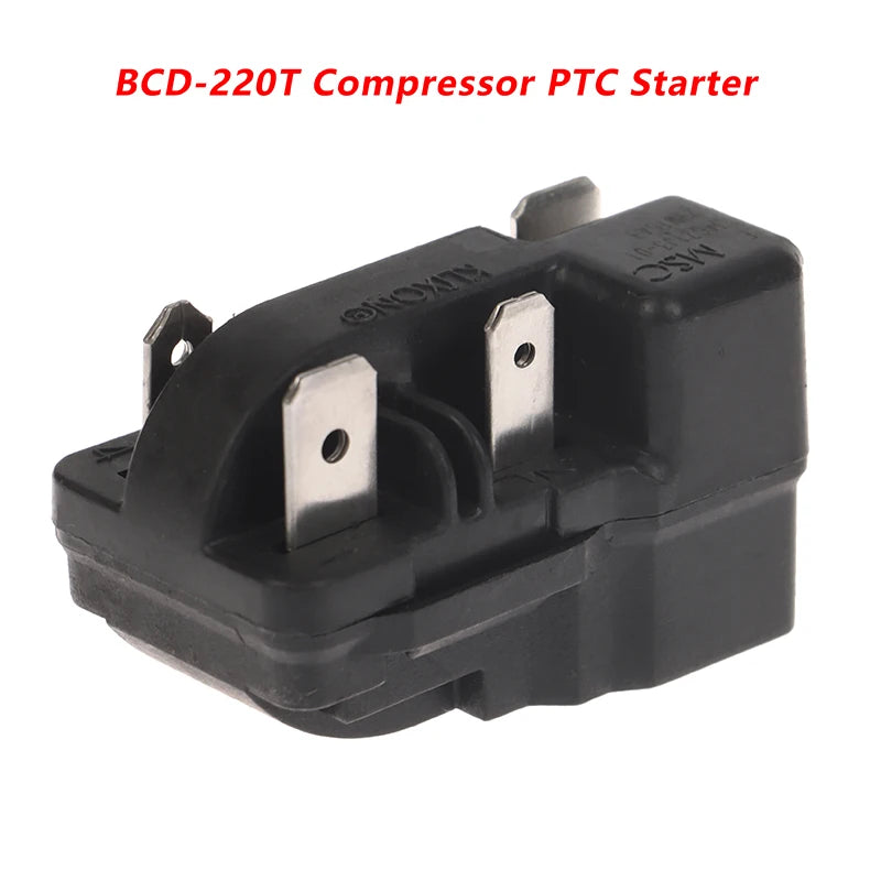 1PCS Suitable For Refrigerator BCD-220TG Compressor PTC Starter KLIXON Over-temperature Overload Protection Relay. Qme