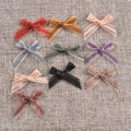 30pcs 2.4-4.5cm bowknot Shape Christmas Style Appliques For DIY Clothing Hat Home Decorative Accessories Holiday Supplies Qme 15-4.3x3.3cm