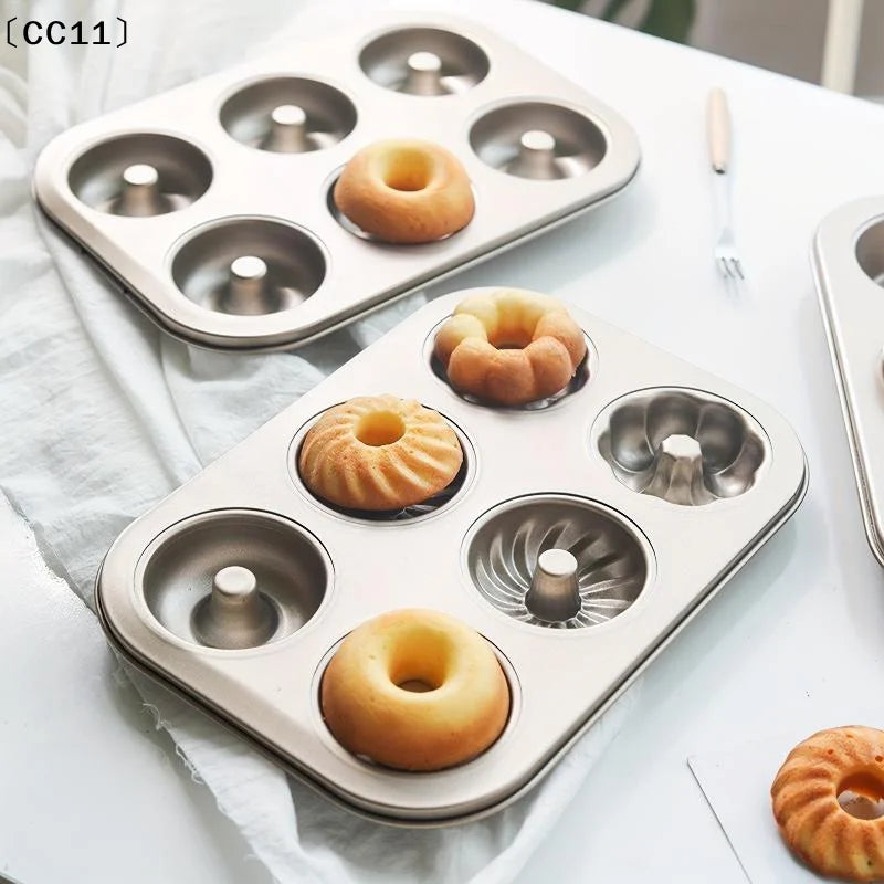 6 9 12 Cavity Butter Bear Madeleine Cake Mold Baking Tray Oven Qme