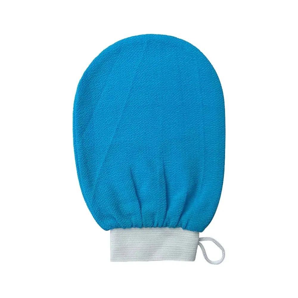 Moroccan Hammam Exfoliating Shower Gloves Painless Remove Dead Skin Scrub Body Korean Massage Mitt Bathroom Cleaning Gadget 1pc Qme Blue