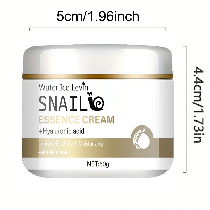 Snail Mucus Moisturizing Cream - Day and Night Cream, Containing Niacinamide, Hyaluronic Acid, and Vitamin E, Suitable for All Skin Types - Firming, Lifting, and Smoothing Skin Care, Suitable for Winter and Autumn Use Qme