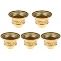 1/3/5PCSBrass Lamp Cup Durable Sturdy Semi-Enclosed Design Lamp Holder Repair Light Base Fitting Finial Copper Fixture Qme 5PCS