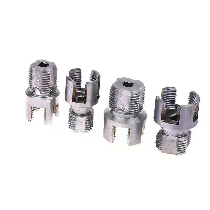 PVC Pipe Threader Kit 1/2" 3/4" PPR Threader Integrated Internal External Pipe Threading Tool Electric Drill Compatible Qme