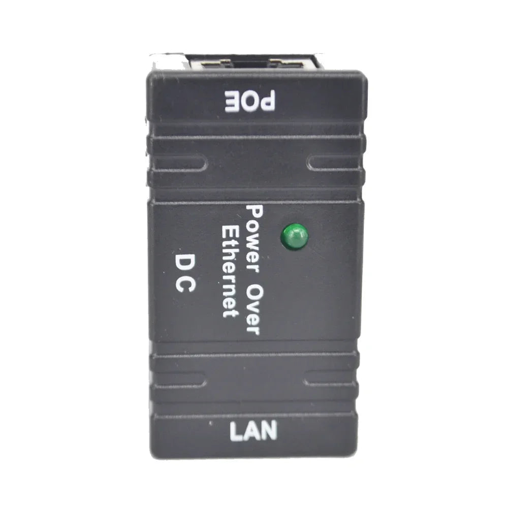 10pcs Mini POE Splitter Injector Adapter DC Power Over Ethernet CCTV Accessories RJ45 Passive For LAN Network Surveillance Qme