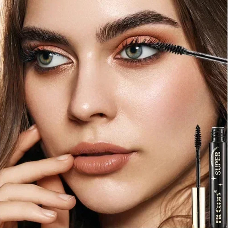 Mascara 14 Colors Thick Curl Waterproof Mascara Non-smudding Stage Makeup Natural Lasting Purple White Red Eyes Makeup Qme