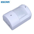 Wireless IR Alarm Doorbell with Motion Sensor - 2 Transmitters, 1 Receiver for Driveway/Garage Qme Default Title