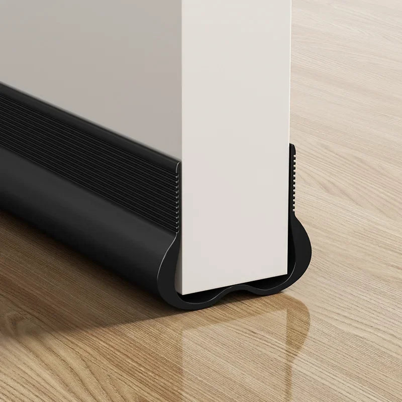 PVC Adjustable Door Bottom Seal Strip Weather Under Draft Stopper Qme B