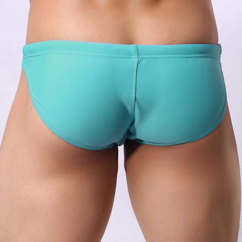 Men Summer Quick Dry Swim Trunks Boys Adults Breathable Sport Shorts Swimwear Briefs Bermudas Masculina Swimming Shorts Qme Blue XL