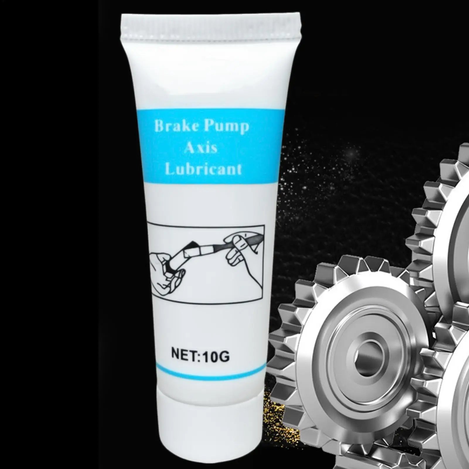 Brake Lubricant Grease Cylinder Guide Pin Tube Grease Heat Resistant Brake System Lubricant Rust Protector Car Care Products Qme