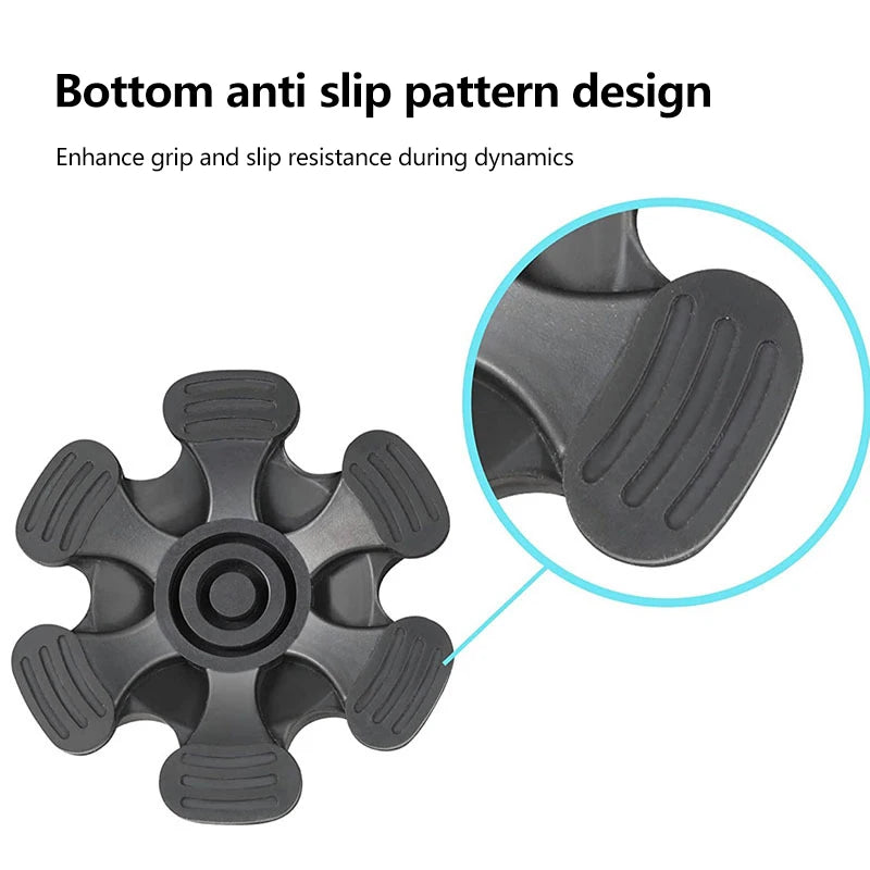Cane Tips 6 Pillar Design Nonslip Rubber Crutch End Mat Walking Stick Qme