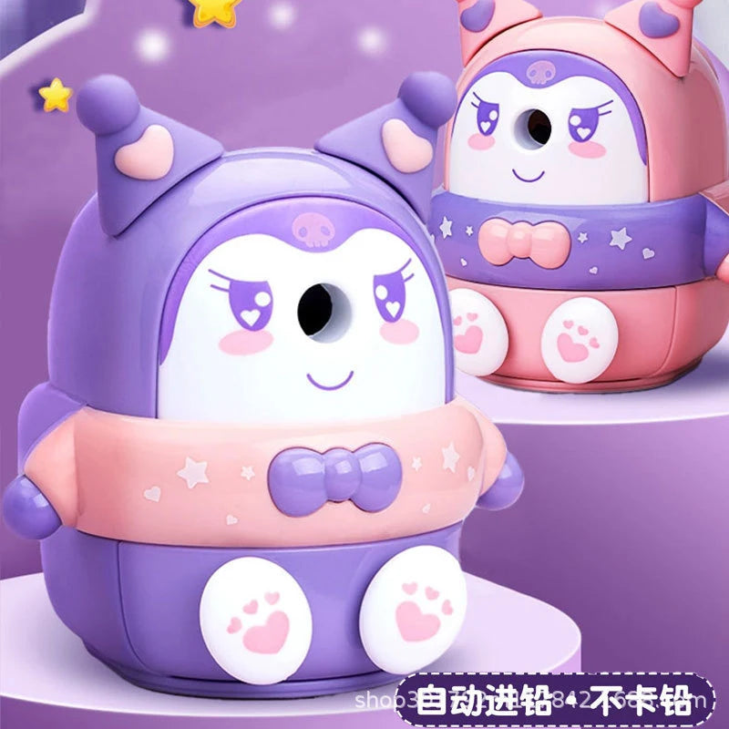 Hello Kitty Kuromi Pencil Sharpener Pencil Sharpener Pencil Sharpener for Students Cartoon Pencil Sharpener Qme