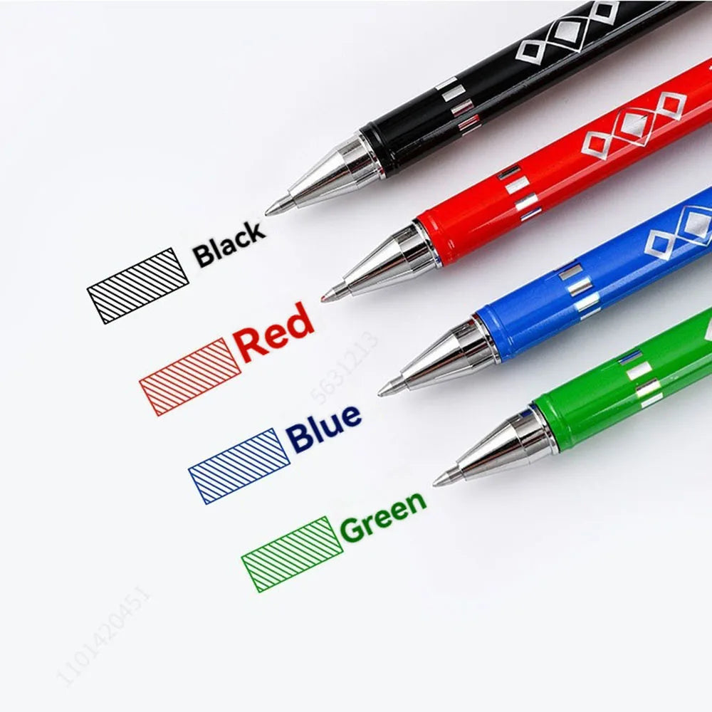 4Pcs 0.7MM Heat Erasable Pens, Bullet Nib, Colored Heat Sensitive Erasable Gel Pen, Smooth Writing, Black Blue Red Green Ink Qme