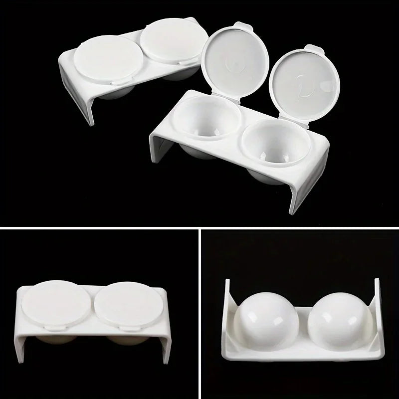 Plastic Cup for Washing Brushes And Pens, Featuring a Double Hole Design And a Double Cover for Art Painting Supplies Qme
