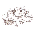 100Pcs Tiny Precision Mixed Multi-size Watch Screws Movement Repair Tools Part For Watchmaker Qme Silver