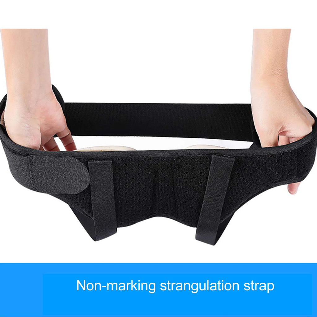 Men Inguinal Hernia Band Easy To Adjust Good Support PU Foam Pad Black Intestinal Hernia Fixing Belt Breathable for Body Care Qme