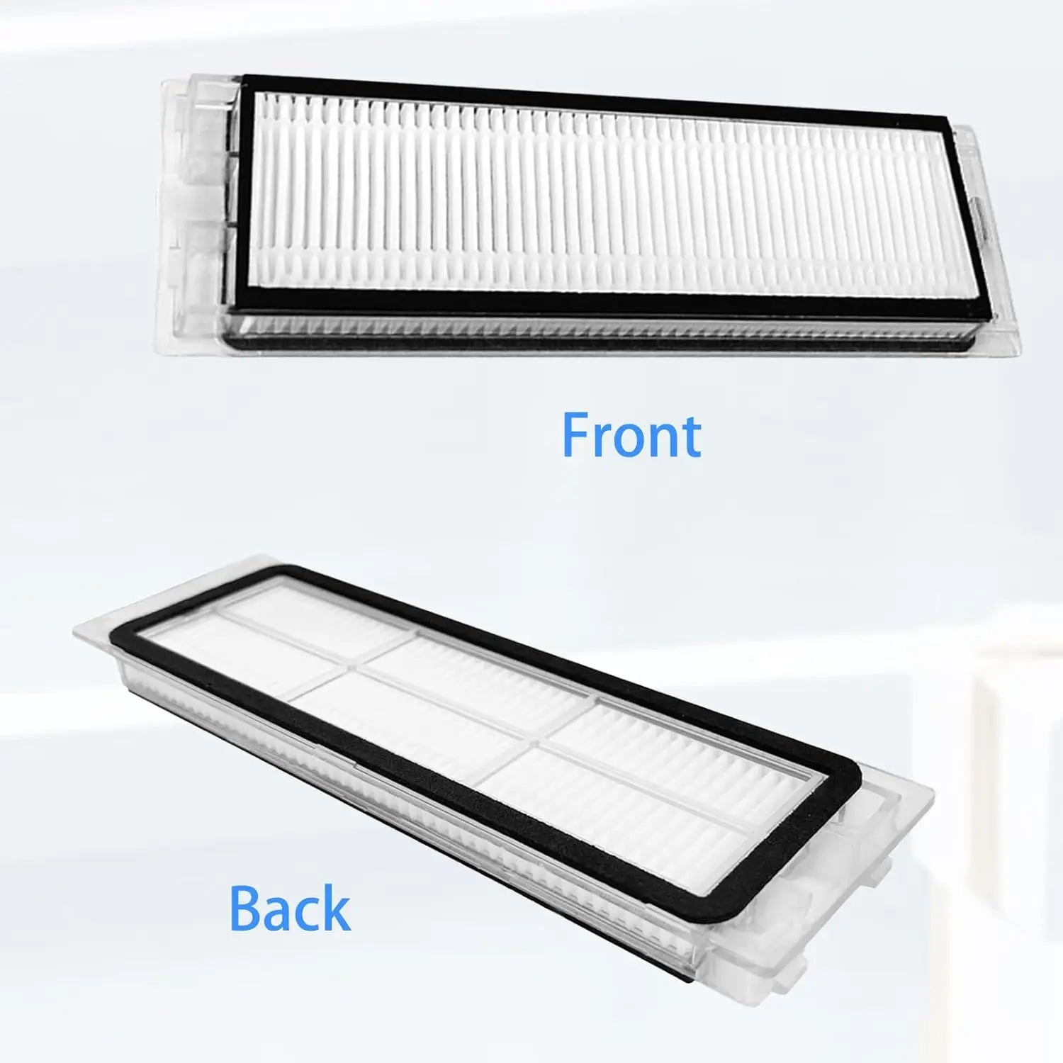 2pcs HEPA Filters Replacement for Xiaomi Mi Robot 1S Roborock T7 T7Pro S50 T4 T6 S5 S6 Vacuum Cleaner Qme