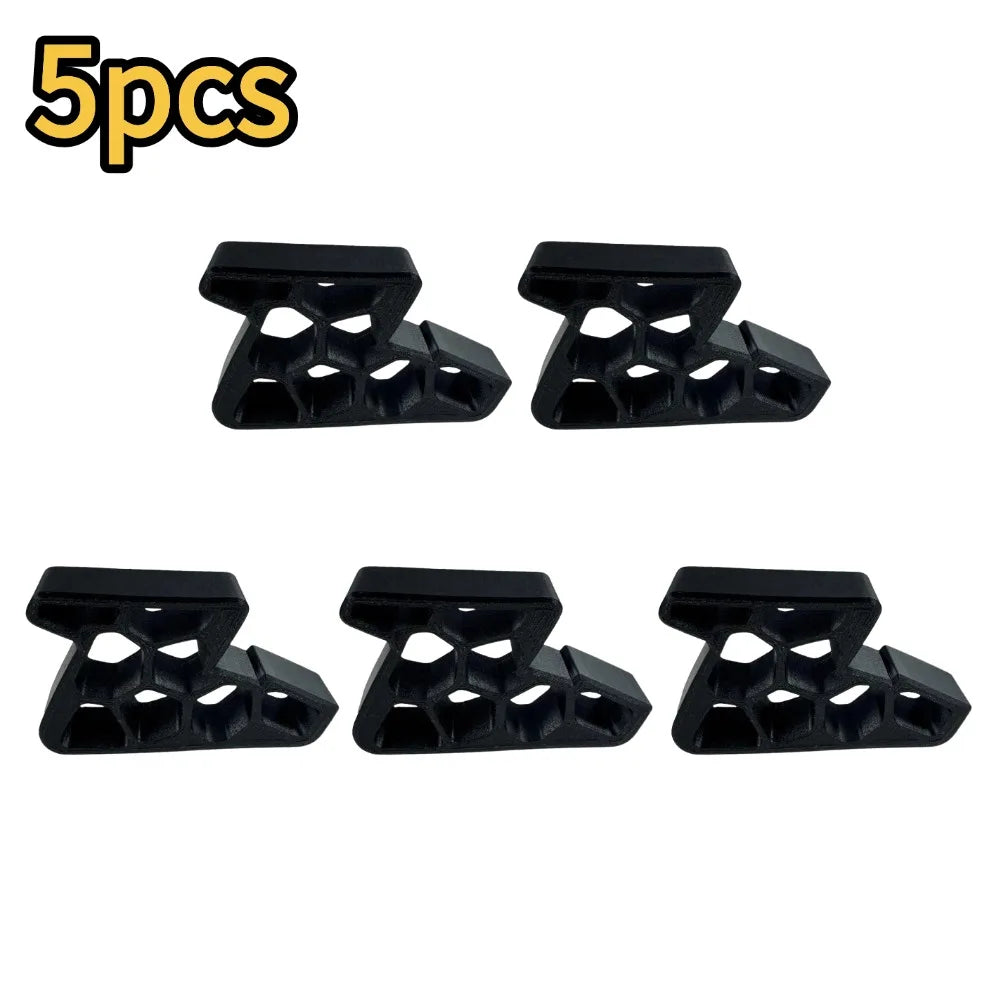 Heavy-Duty Window Door Stop Wedge Non-slip Balcony Door with Track Lock Stopper Easy To Install Remove Doors Anti-wind Holder Qme black-5pcs