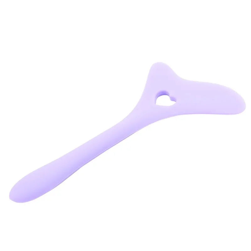 Multi-functional Eyeliner Stencil Wing Tips Silicone Aid Drawing Qme purple