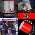 5cm*3M Reflective Warning Tapes Waterproof Outdoor Car Stickers Safety Strip White Red Fluorescent Yellow Reflectors for Bicycle Qme Red