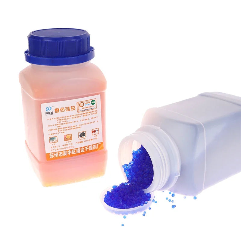 500g Waterproof Reusable Silica Gel Beads Moisture Absorber Electronic Product Desiccant Moisture Absorber Qme